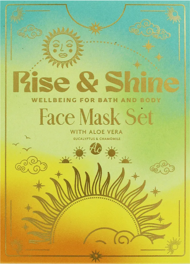 Face mask "Accentra Rise & Shine" 3x25ml