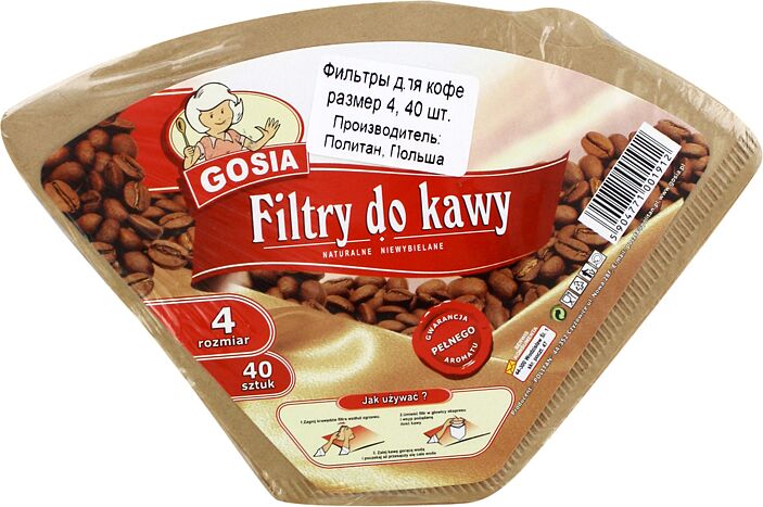 Սուրճի ֆիլտր «Gosia N4» 40հատ