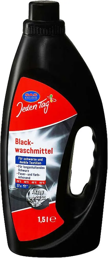 Լվացքի գել սև «Jeden Tag» 1.5լ 
