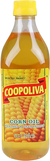 Corn oil "Coopoliva" 1l
