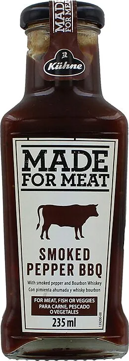 Sauce with smoked pepper "Kuhne Smoked Pepper BBQ" 235ml