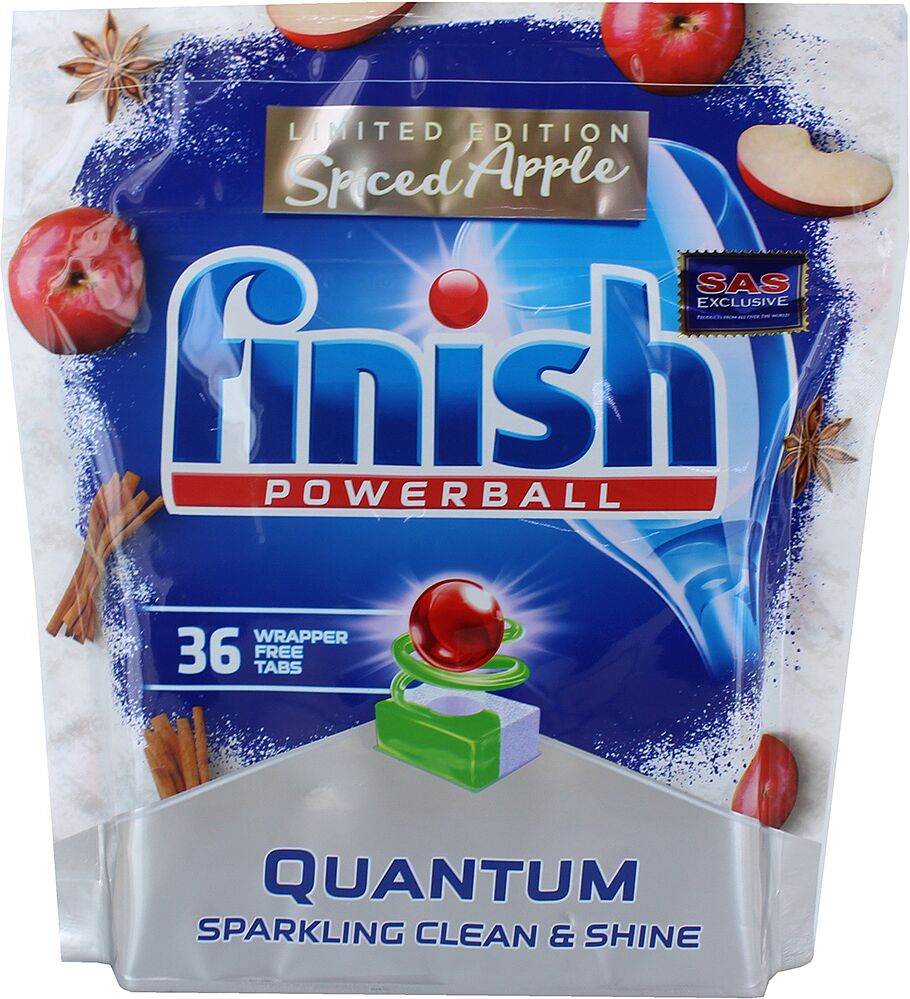 Սպասք լվացող մեքենայի պատիճներ «Finish Powerball Quantum» 36 հատ