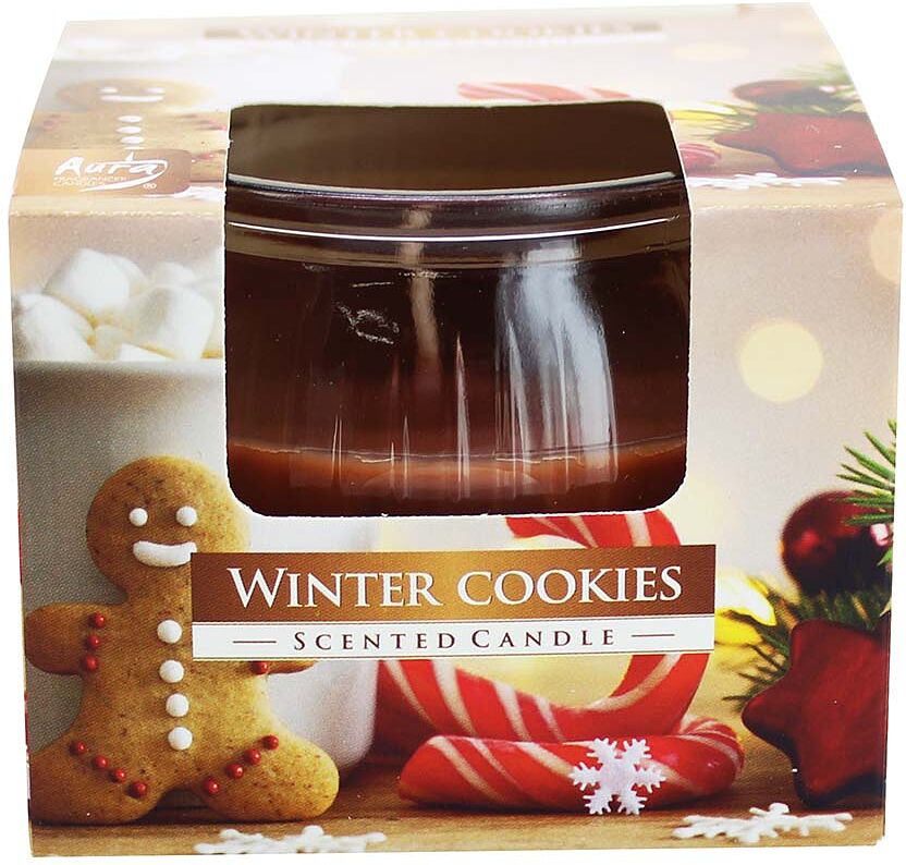 Scented candle "Aura Bispol Winter Cookies" 1 pcs
