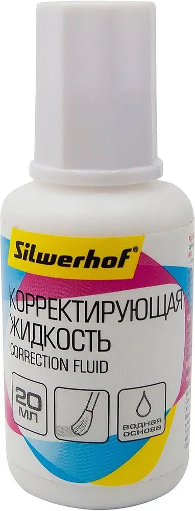 Correction pen "Silwerhof" 20ml
