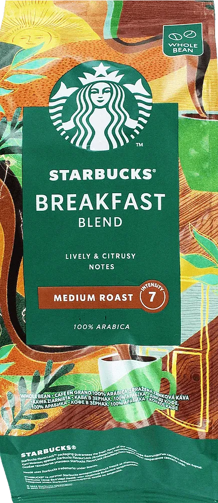Coffee beans "Starbucks Breakfast Blend" 450g