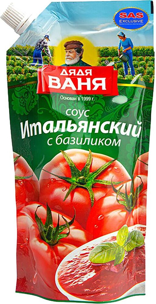 Sauce with basil "Dyadya Vanya" 330g
