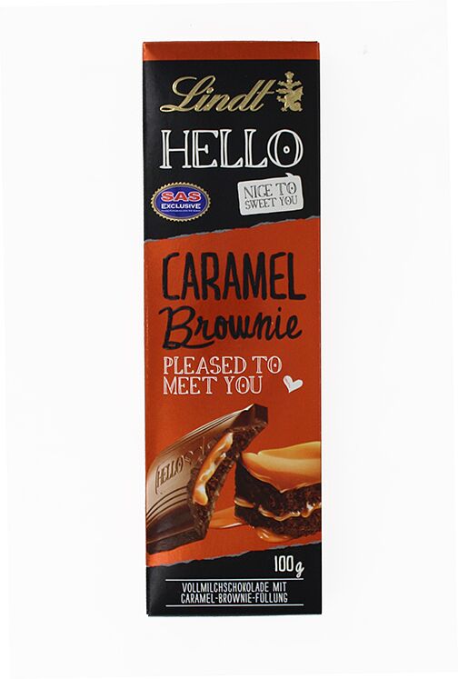Chocolate bar "Lindt Hello My Name Is" 100g