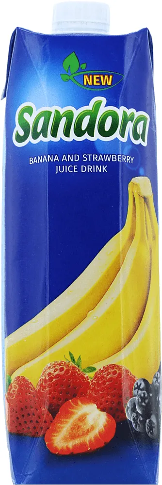 Banana, apple & strawberry juice drink "Sandora'' 0.95l 
