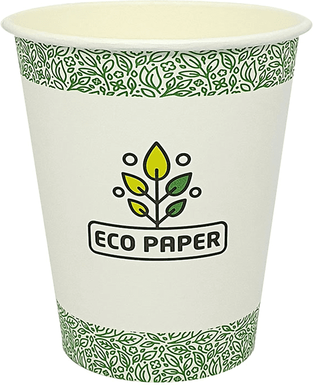 Բաժակներ թղթե, միջին մեկանգամյա օգտագործման «Eco Paper» 6 հատ
