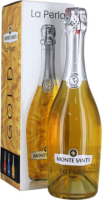 Sparkling wine "Monte Santi La Perla Gold" 0.75l