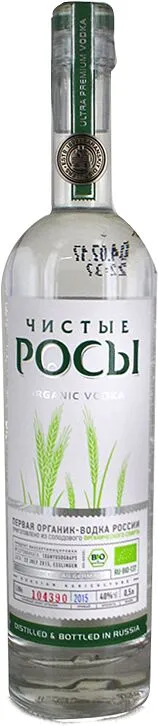 Vodka "Chistie Rosi Organic" 0.5l
