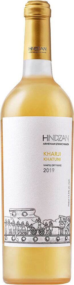 Вино белое "Hndzan Kharji" 0.75л