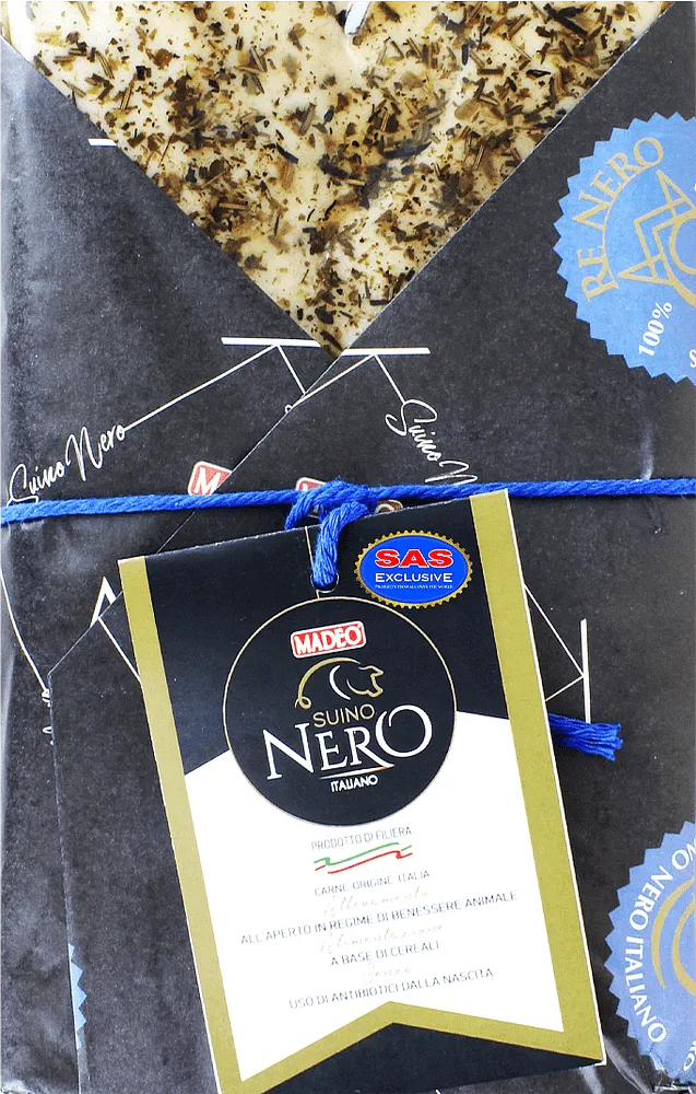 Pork fat with spices "Madeo Suino Nero Lardo"
