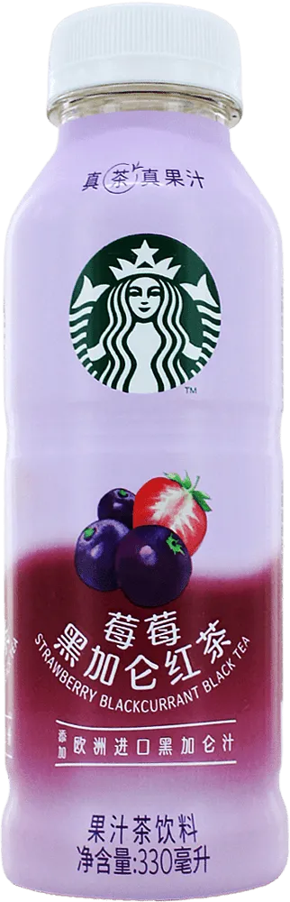 Strawberry & blackcurrant flavored ice tea "Starbucks Strawberry & Blackcurrant" 330ml
