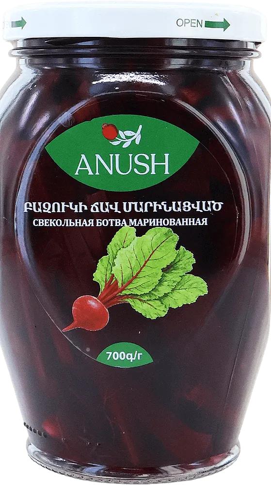 Pickled beet stems "Anush" 700g
