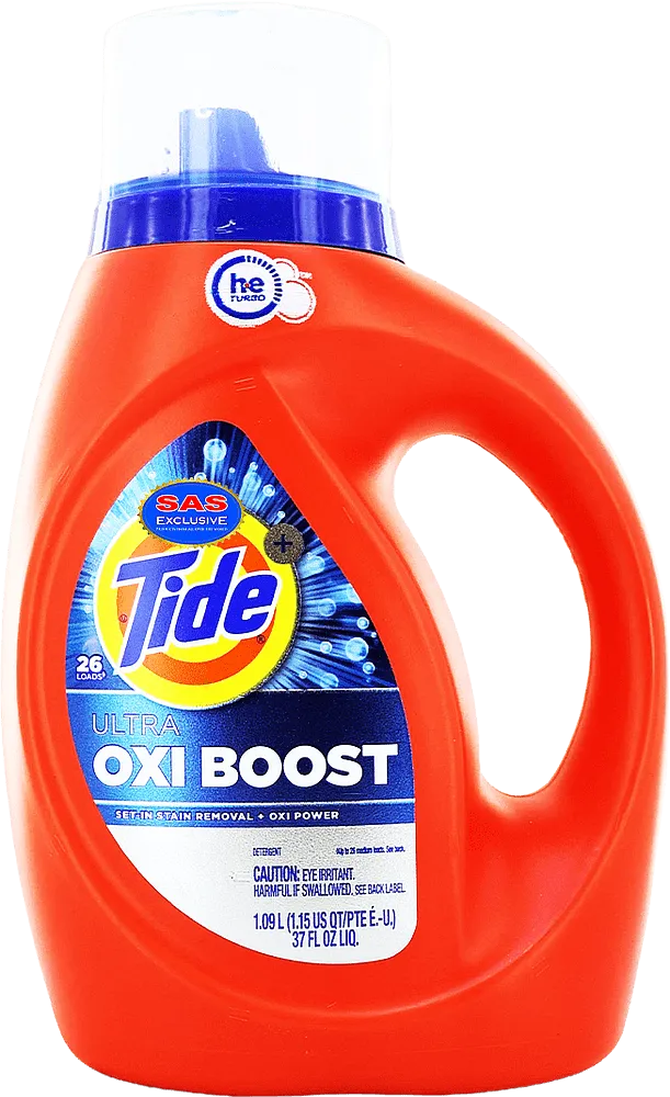 Universal washing gel "Tide Ultra Oxi Boost" 1.09l
