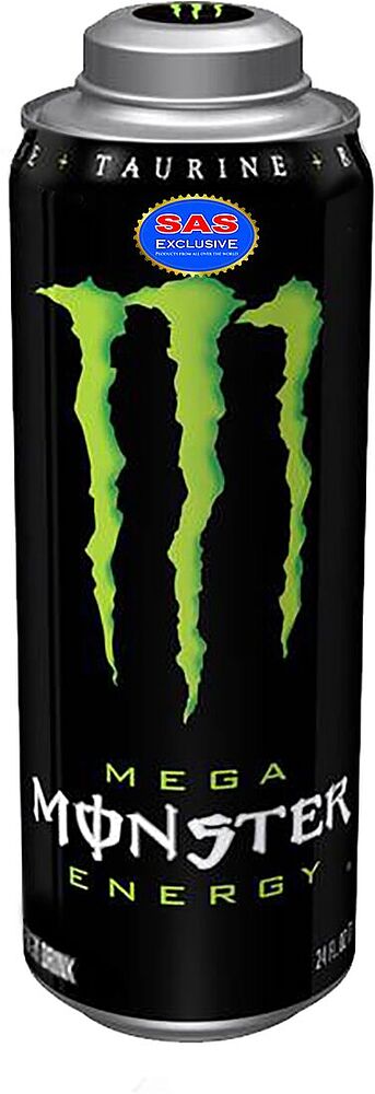 Էներգետիկ գազավորված ըմպելիք «Monster Mega Energy» 710մլ

