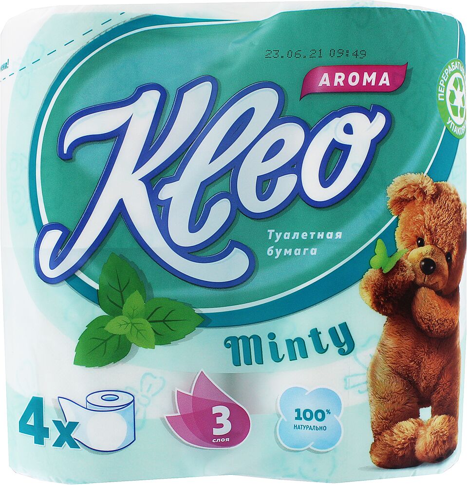 Toilet paper "Kleo" 4 pcs.