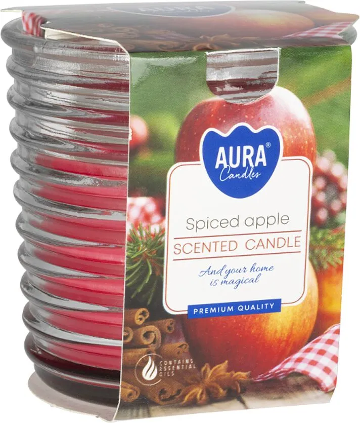 Aromatic candle "Aura Spiced Apple" 130g
