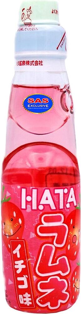 Refreshing carbonated drink "Hata" 200ml Strawberry 
