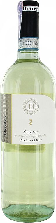 Вино белое "Botter Soave" 0.75л
