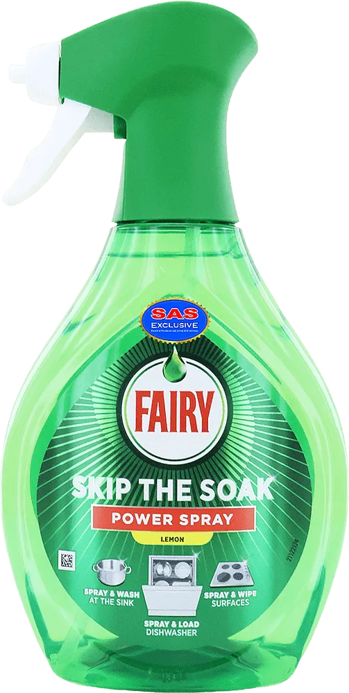 Kitchen cleaner "Fairy Power Spray Lemon" 650ml
