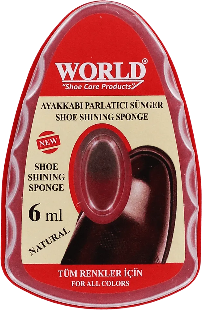 Universal shoe sponge "World" 6ml
