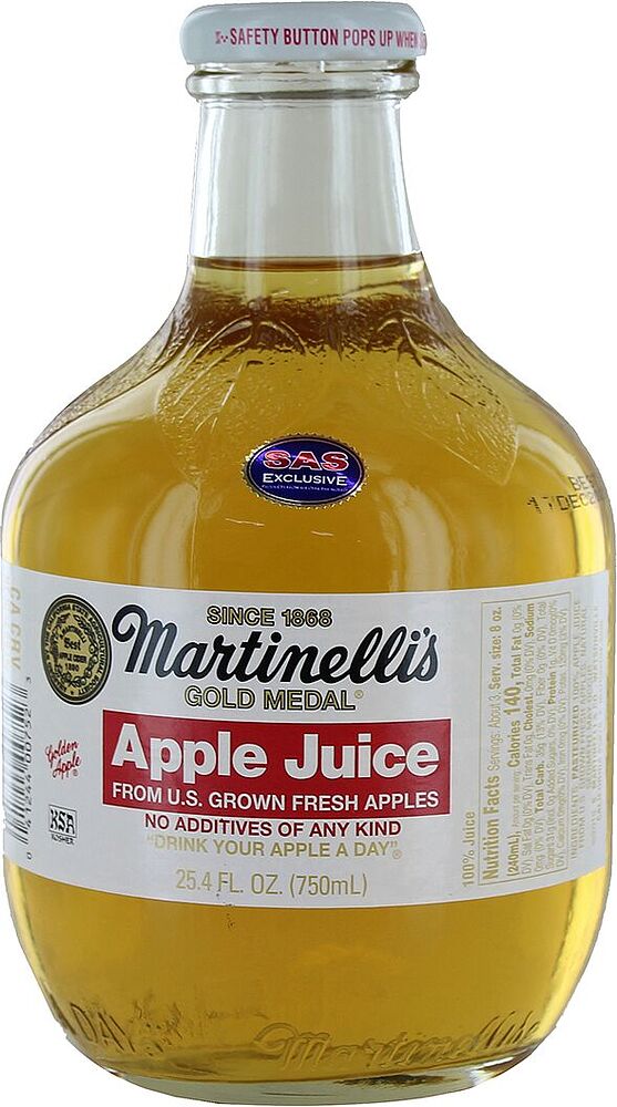 Հյութ «Martinelli's» 750մլ Խնձոր