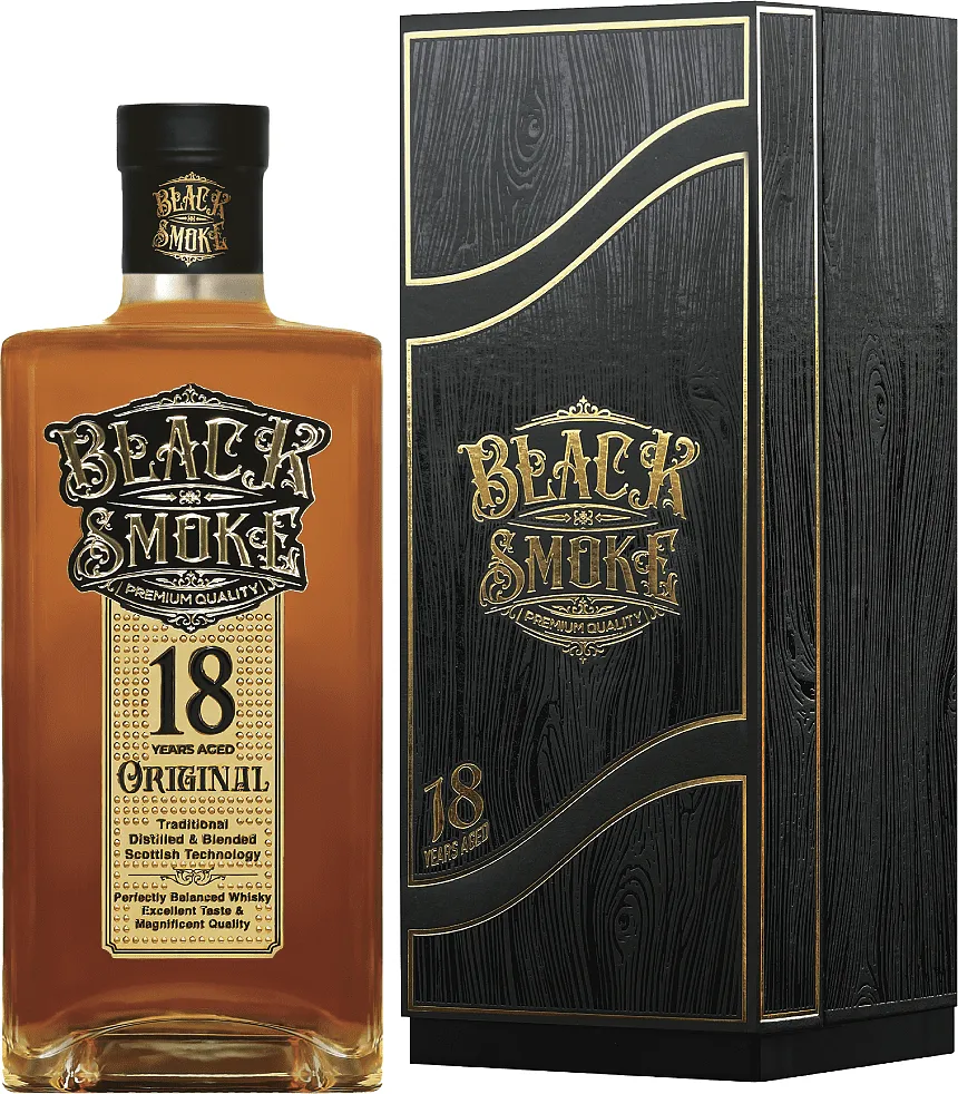 Whiskey "Black Smoke 18" 1l
