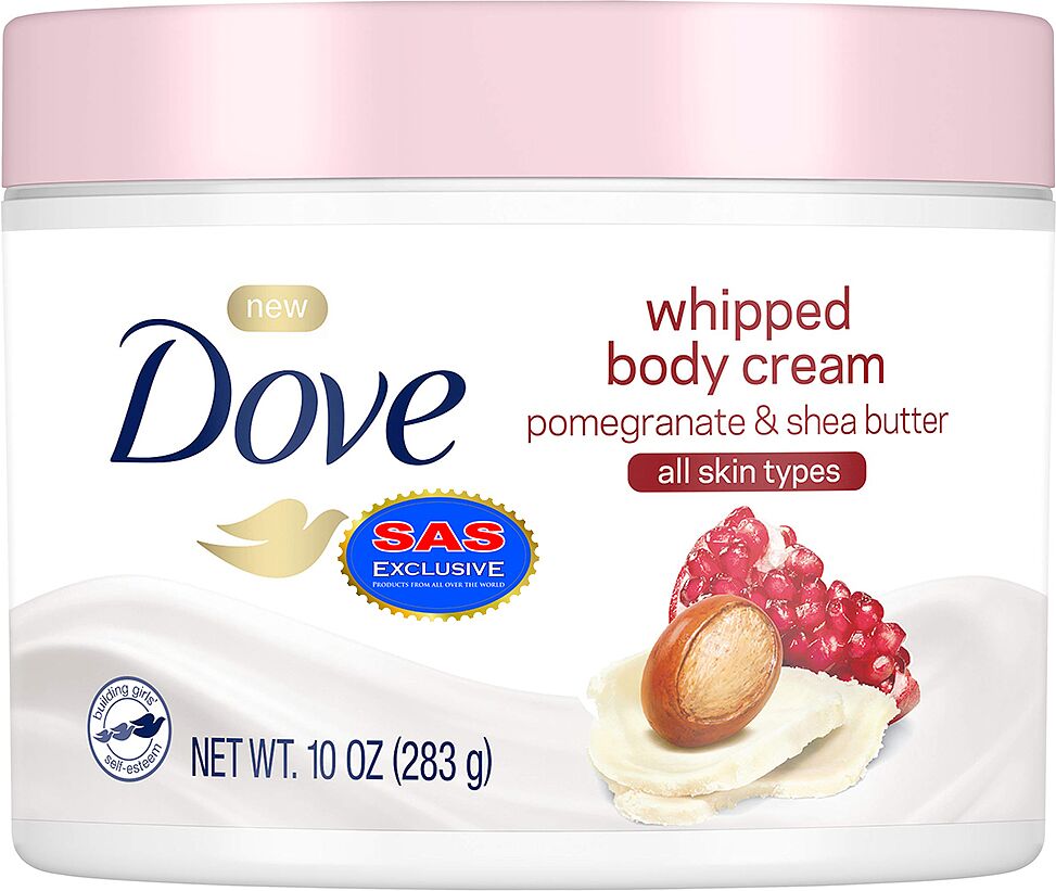 Body cream "Dove" 283ml