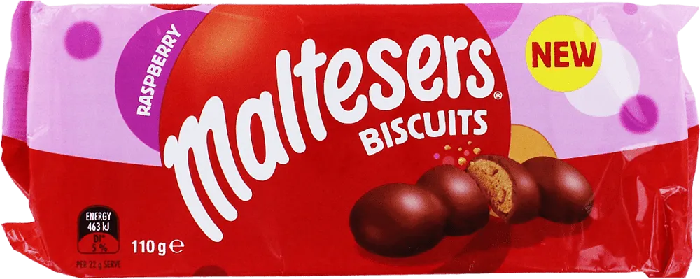Cookies with raspberry flavour "Maltesers Raspberry Biscuits" 110g