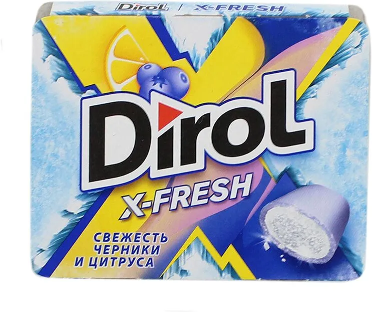 Blueberry & citrus hewing gum "Dirol X-Fresh" 16g 