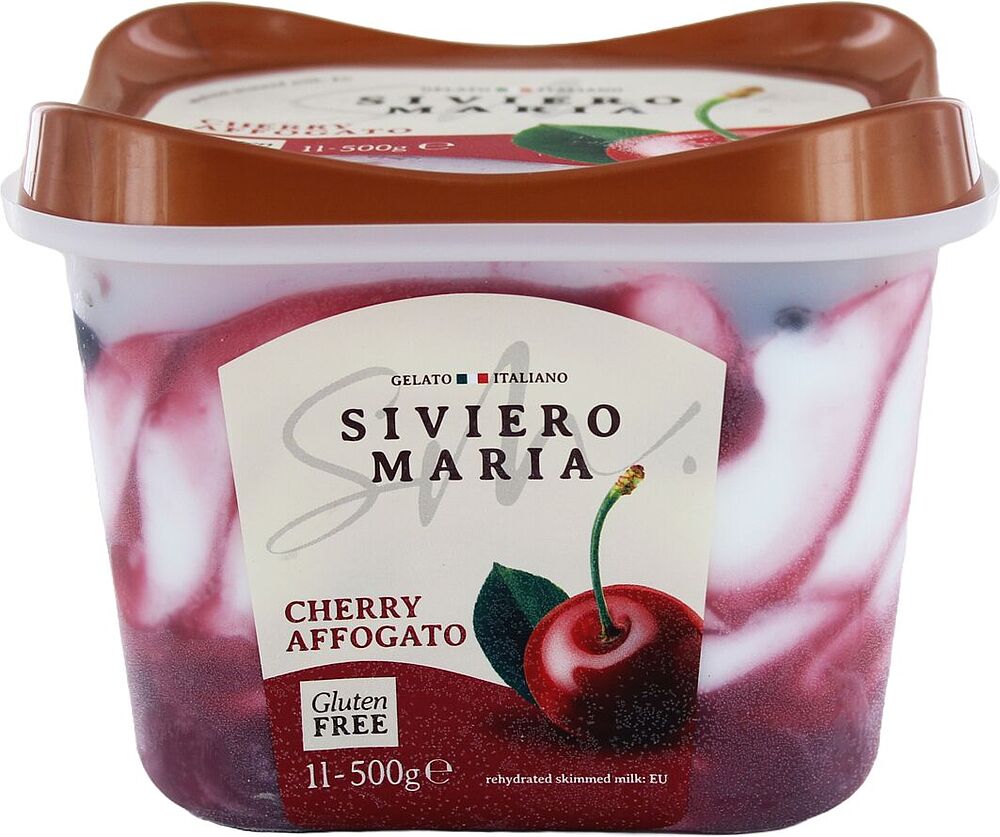 Cherry ice cream "Siviero Maria Affogato Amarena" 500g