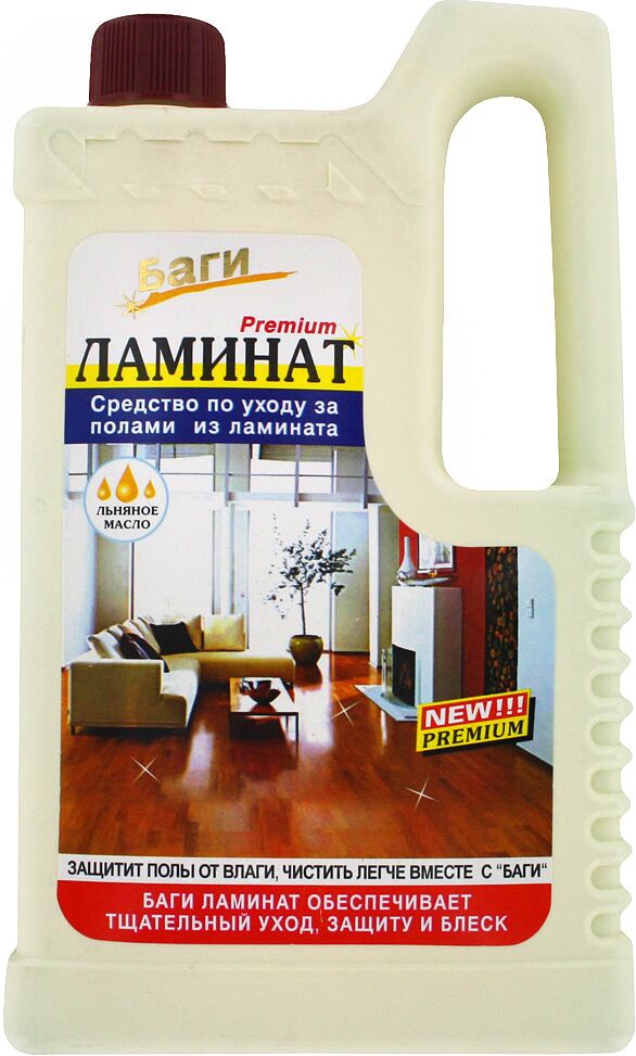 Cleaning liquid ''Bagi Premium Laminate'' for laminate floors  