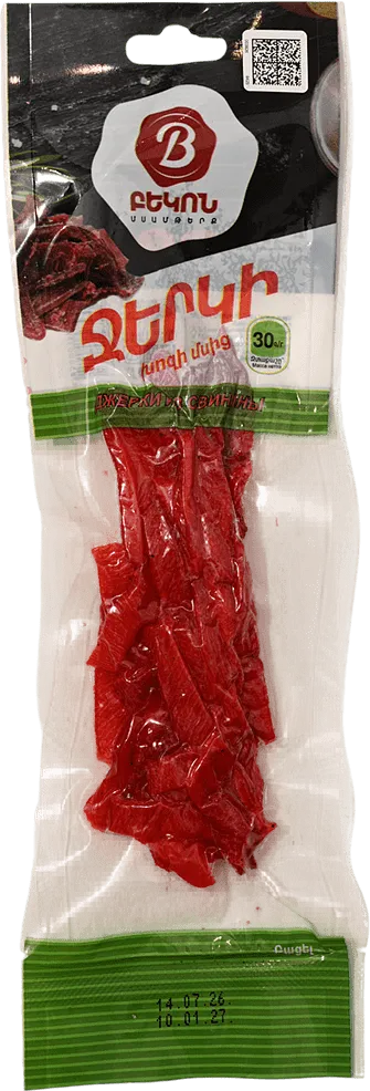 Pork jerky "Bacon" 30g
