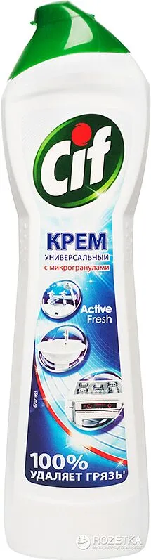 Universal cleaning cream "Cif Active Fresh" 500ml 