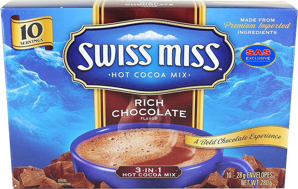 Կակաոյով ըմպելիք լուծվող «Swiss Miss Rich Chocolate» 280գ