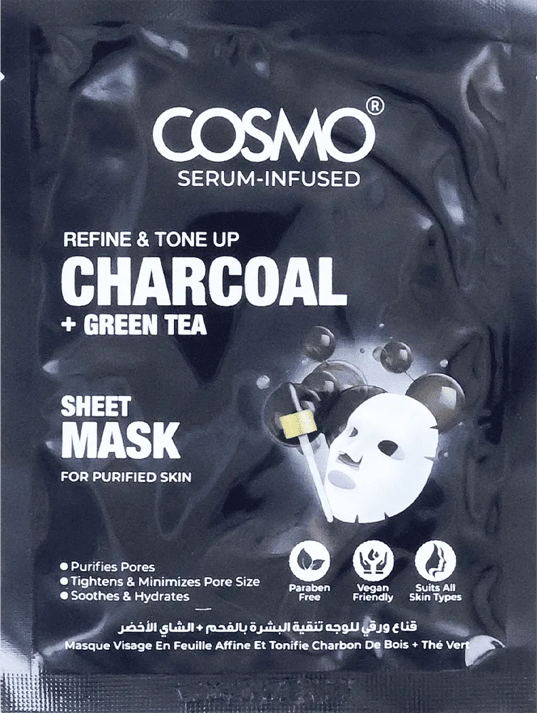 Face mask "Cosmo Charcoal + Green Tea" 20g
