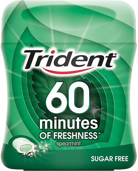 Жевательная резинка "Trident 60 Minutes of Freshness" 80г