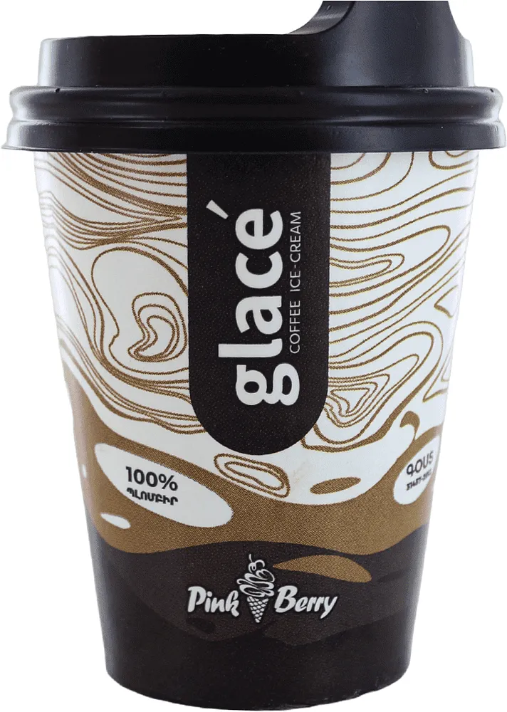 Ice cream with glace flavor "Pink Berry" 100g
