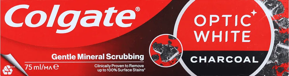 Toothpaste "Colgate Optic White Charcoal" 75ml