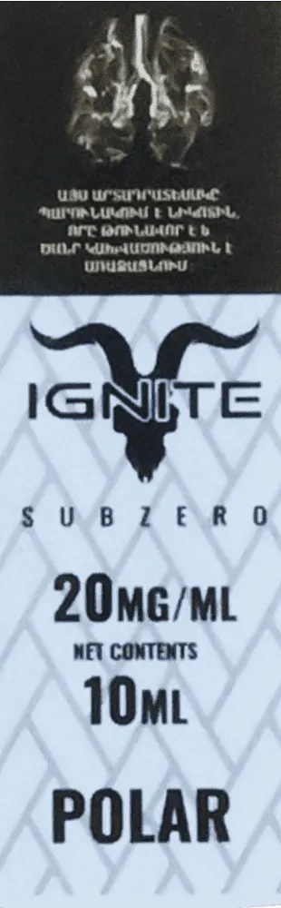 Nicotine solution "Ignite Polar" 10ml

