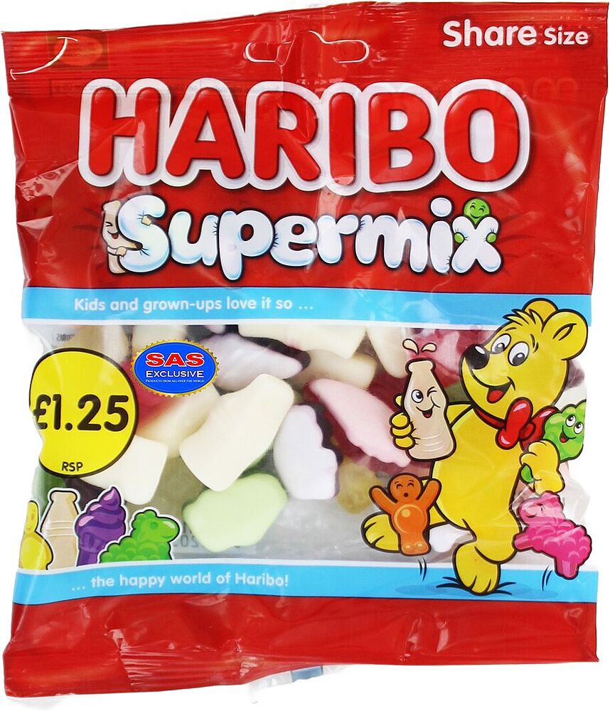 Jelly candies "Haribo Supermix" 140g
