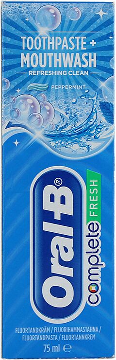 Tooth paste "Oral-B Complete Fresh" 75ml