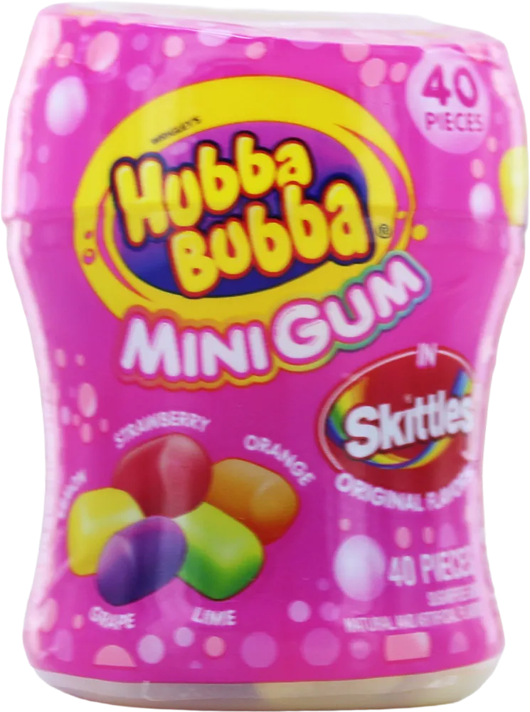 Chewing gum "Hubba Bubba Skittles" 40 pcs