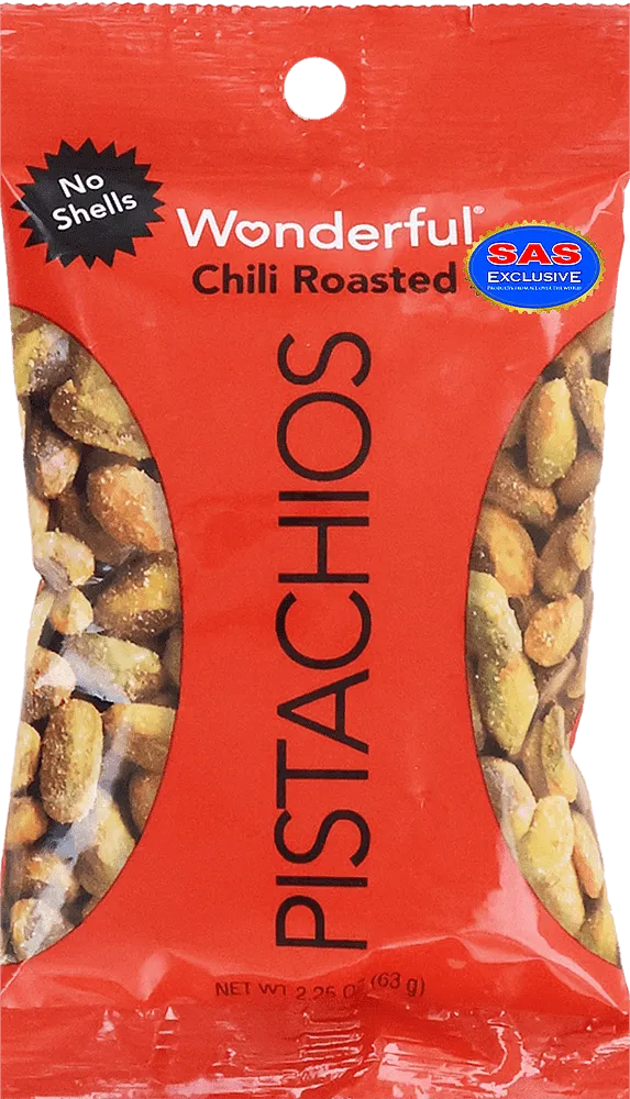 Պիստակ աղով «Wonderful Chili Roasted» 63գ
