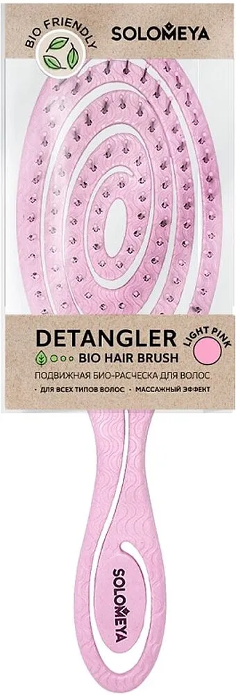 Comb "Solomeya Detangler Bio Pink"
