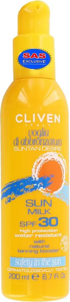 Sunscreen lotion "Cliven 30 SPF" 200ml
