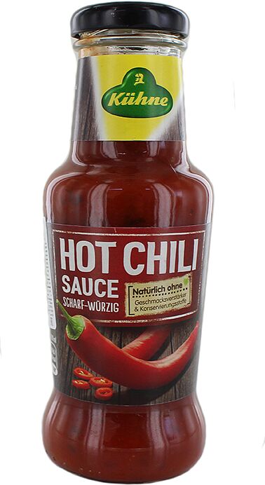 Սոուս կծու չիլի «Kuhne Hot Chili» 250մլ