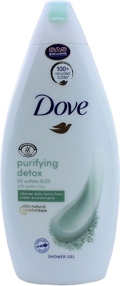 Լոգանքի գել «Dove Purifyng Detox» 500մլ 